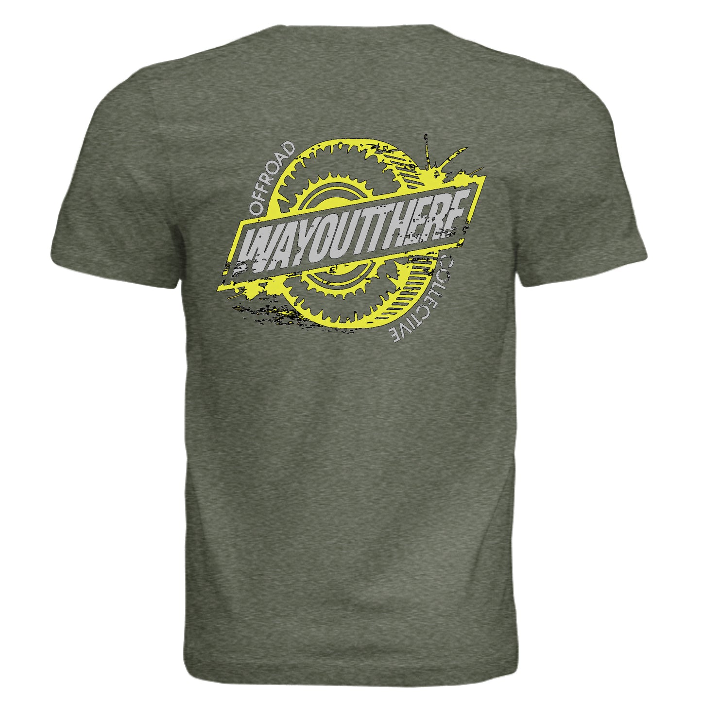 Military Green Triblend - BACK