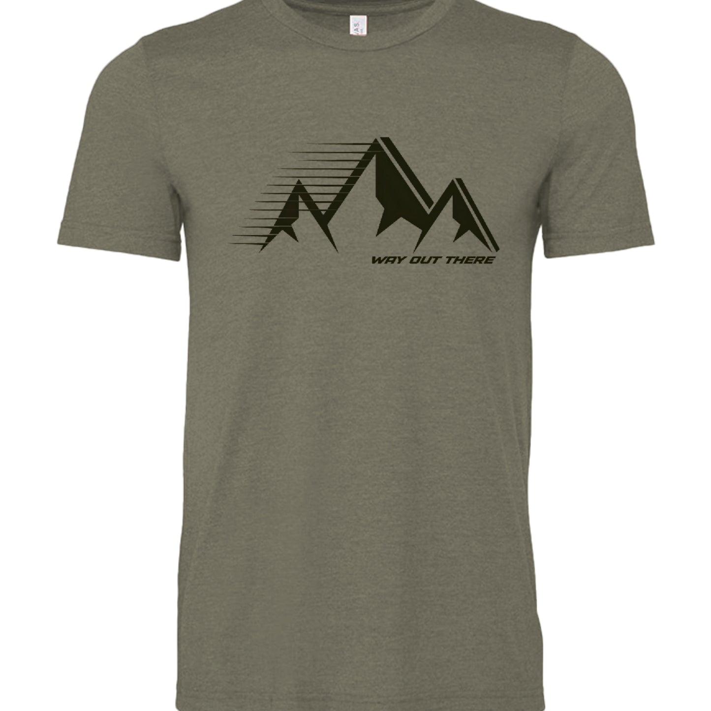 Heather Military Green - 3001CVC - FRONT