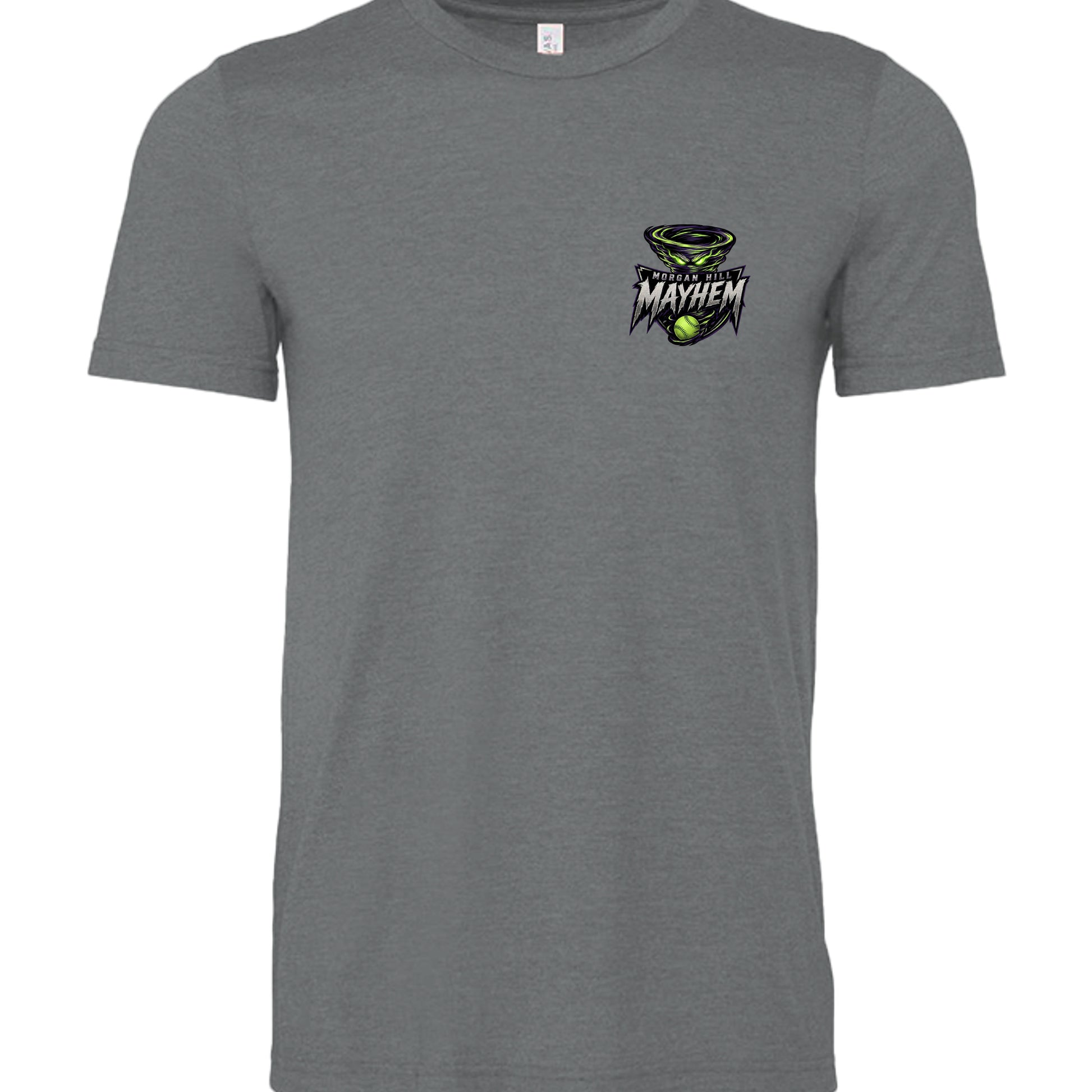 Dark Grey Heather - 3001CVC - FRONT