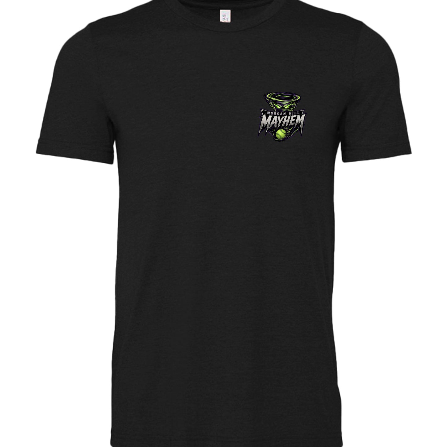 Solid Black Blend - 3001CVC - FRONT
