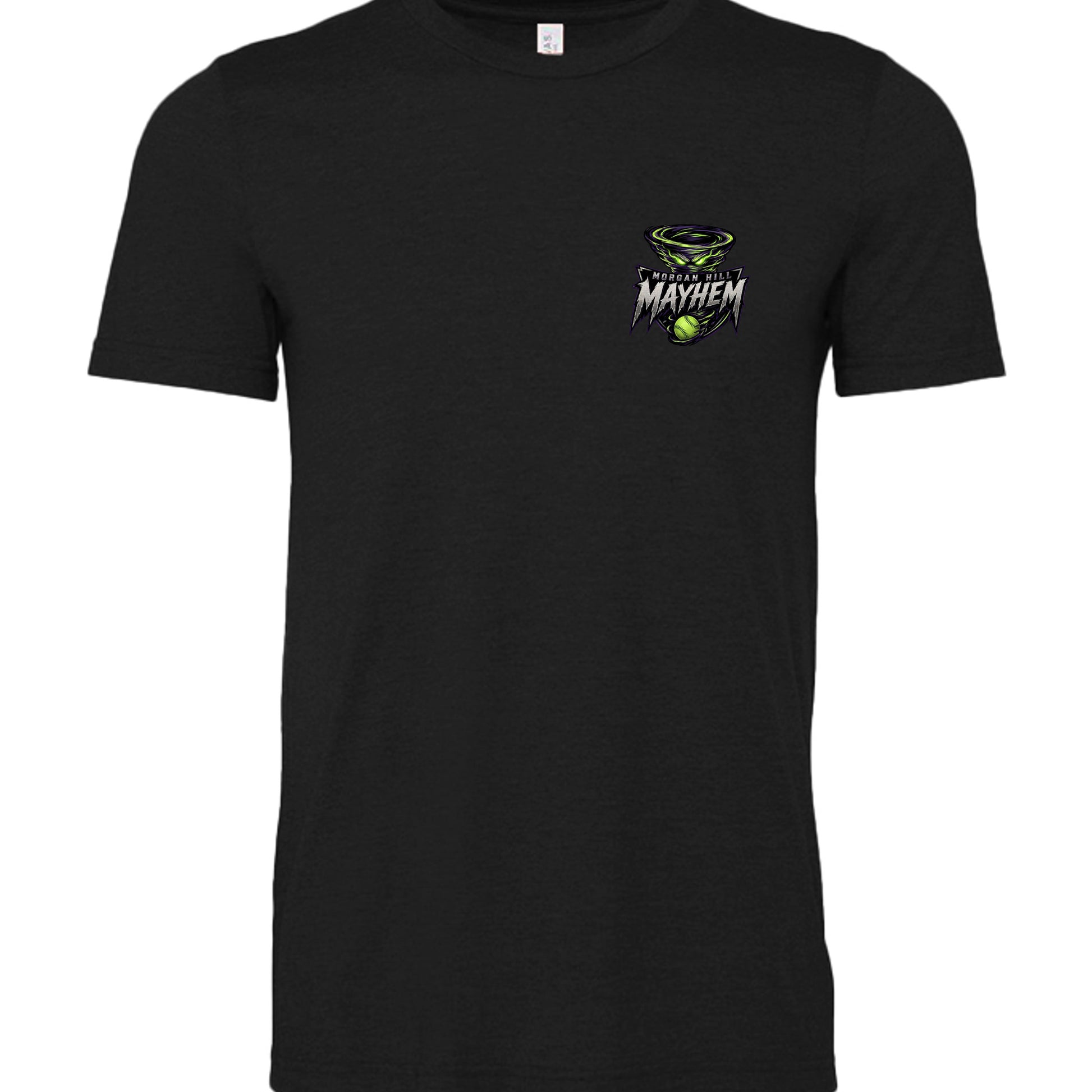 Solid Black Blend - 3001CVC - FRONT
