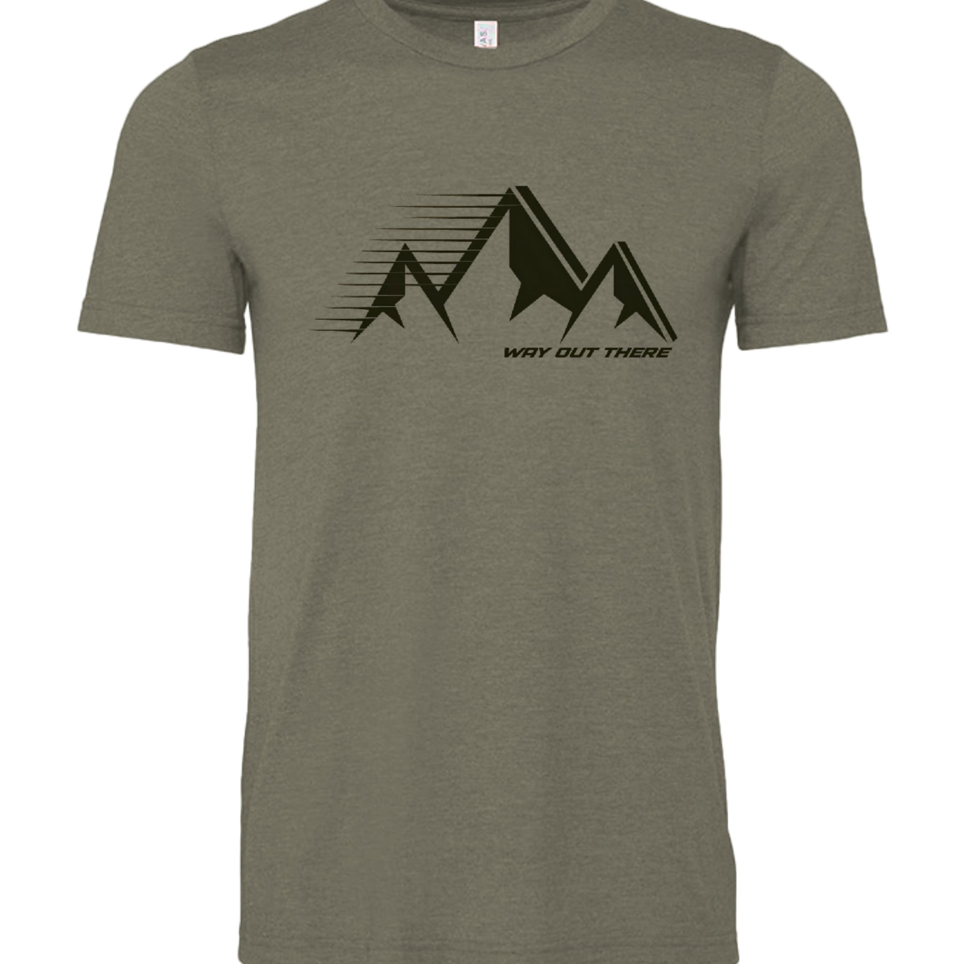 Heather Military Green - 3001CVC - FRONT