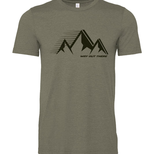 Heather Military Green - 3001CVC - FRONT