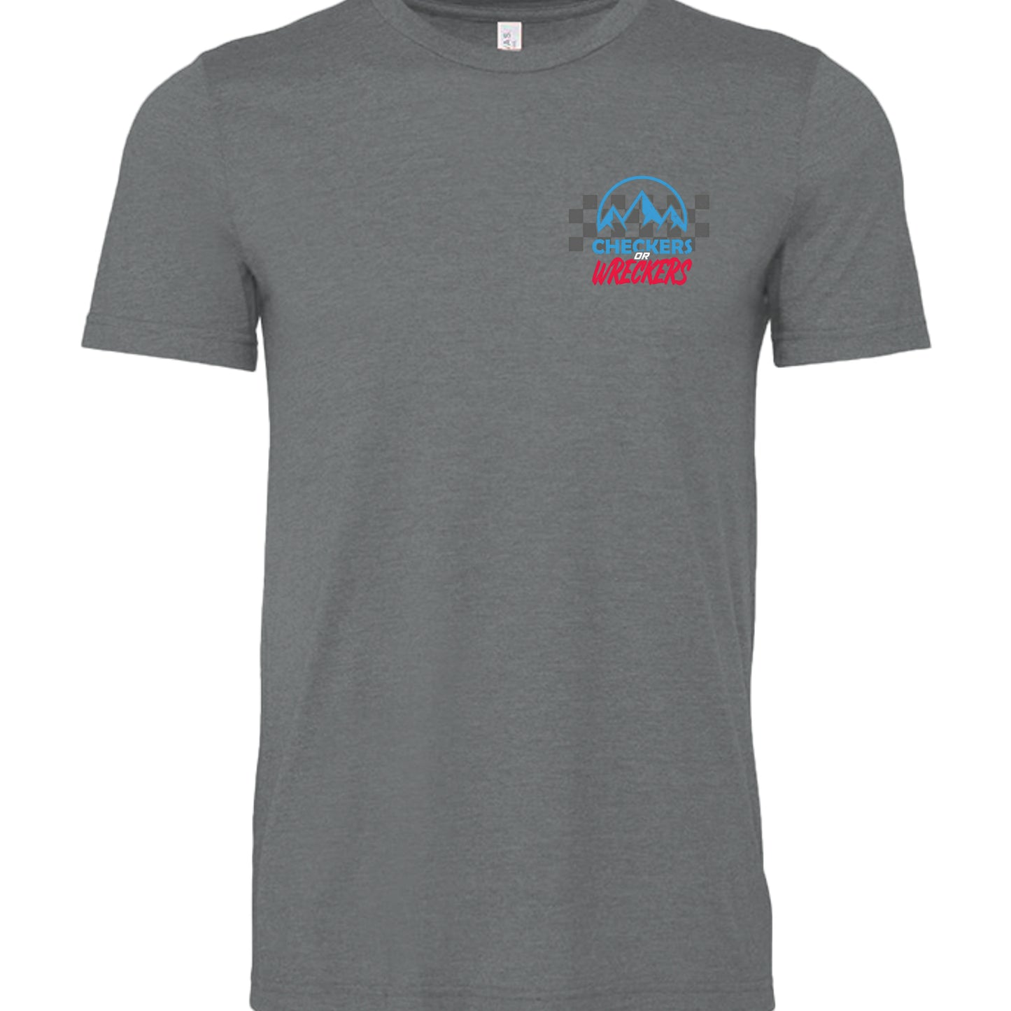 Dark Grey Heather - 3001CVC - FRONT