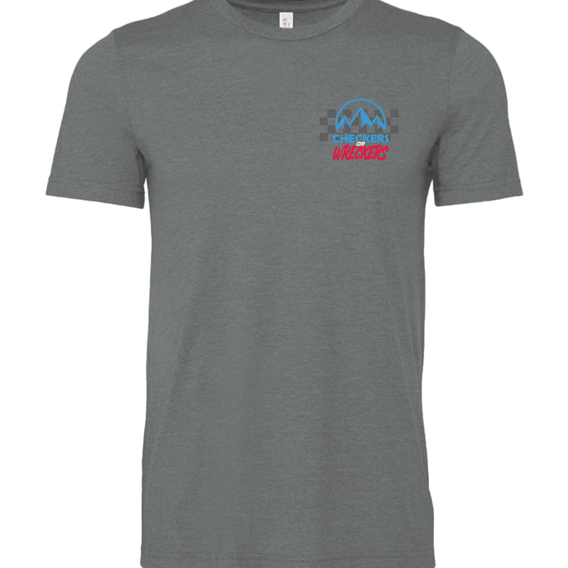 Dark Grey Heather - 3001CVC - FRONT